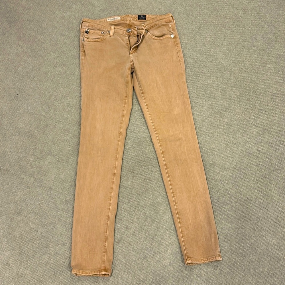 AJ Jeans, the legging ankle, supper skinny, camel color, size 26,